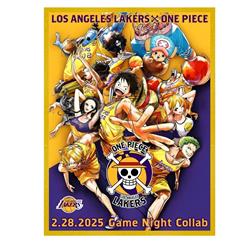 One Piece anime colored paper