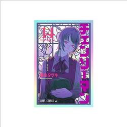 chainsaw man anime double glitter paper