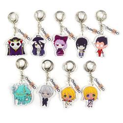overload anime keychain