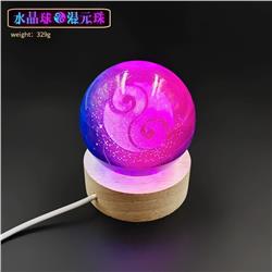 Ne Zha anime crystal ball+USB base