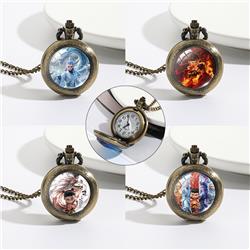 Ne zha anime pocket watch