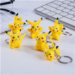 Pokemon anime keychain 6 pcs a set