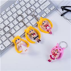 Sailor Moon Crystal anime keychain 4 pcs a set