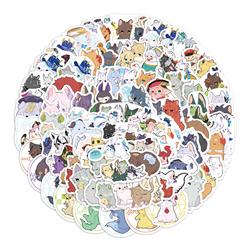 Genshin Impact anime waterproof stickers 100pcs a set