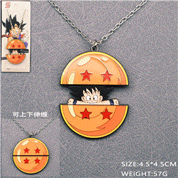 Dragon ball anime telescopic necklace