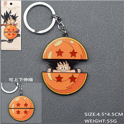 Dragon ball anime telescopic keychain