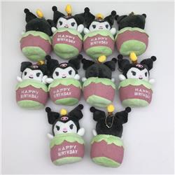 Kuromi anime Plush toy 13cm 10pcs a set