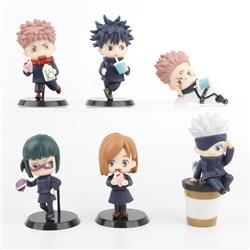Jujutsu Kaisen anime figure 9cm 6pcs a set(in bags)