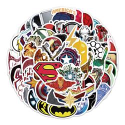 Avengers anime waterproof stickers 60pcs a set