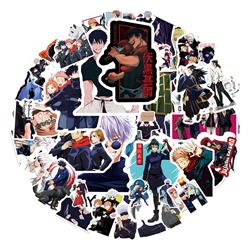 Jujutsu Kaisen anime waterproof stickers 50pcs a set