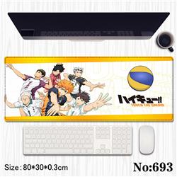 Haikyuu anime Mouse pad 80*30*0.3cm