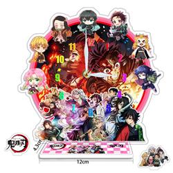 Demon slayer kimets anime pendulum clock