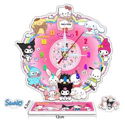 Kuromi anime pendulum clock