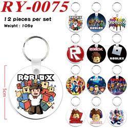 Roblox anime keychain 12 pcs a set