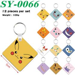 Pokemon anime keychain 12 pcs a set