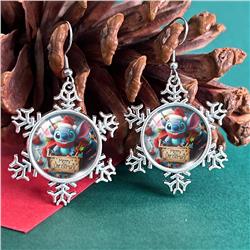 Stitch anime earrings