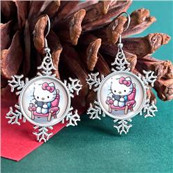 Hello kitty anime earrings