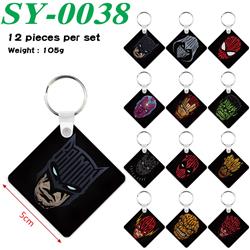 Avengers anime keychain 12 pcs a set