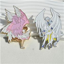 card captor sakura anime pin  90mm 6pcs a set
