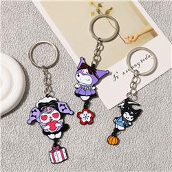 Kuromi anime keychain