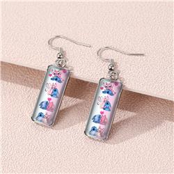 Stitch anime earrings