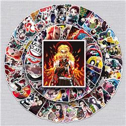 Demon slayer kimets anime stickers 100pcs a set