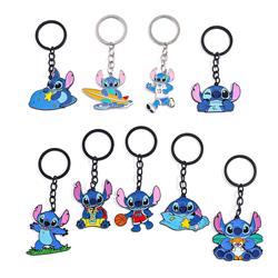 stitch anime keychain
