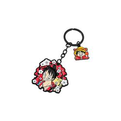 One Piece anime keychain 5 pcs a set