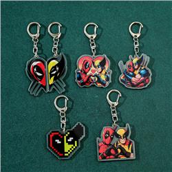 Avengers anime keychain