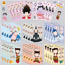 Ne Zha anime stickers 8 pcs a set