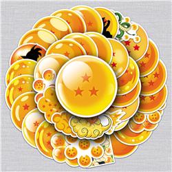Dragon ball anime waterproof stickers 50pcs