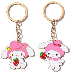 Kuromi anime keychain