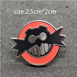 Sonic anime pin 2 pcs a set