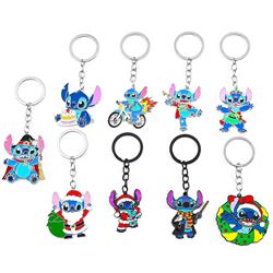 stitch anime keychain