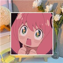 SPY×FAMILY anime DIY digital oil painting with frame(boxed)30*30cm
