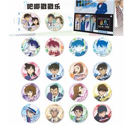 Detective Conan anime pin 18 pcs a set