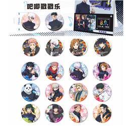 Jujutsu Kaisen anime pin 18 pcs a set