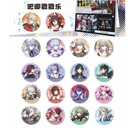 Honkai: Star Rail anime pin 18 pcs a set