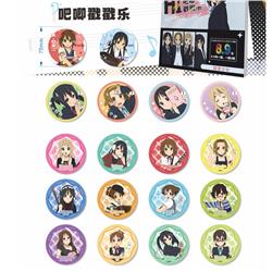 K-ON! anime pin 18 pcs a set