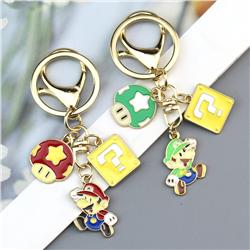 super Mario anime keychain