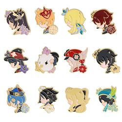 Genshin Impact anime pin
