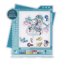 Hatsune Miku anime standing plate