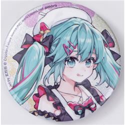 Hatsune Miku anime pin 58mm