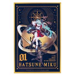 Hatsune Miku anime colored paper 14*21cm