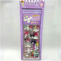 Kuromi anime waterproof sticker 60 pcs a set