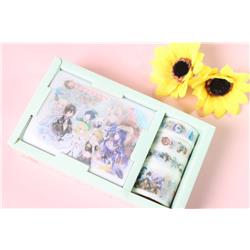 Genshin Impact anime sticker tape roll 12 pcs a set
