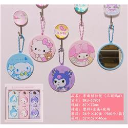 Kuromi anime keychain 24 pcs a set