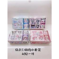 Kuromi anime sticker tape roll 12 pcs a set