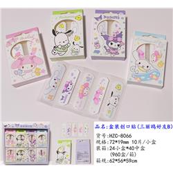 Kuromi anime waterproof adhesive tape 24 pcs a set