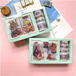 Naruto anime sticker tape roll 12 pcs a set